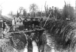Construction de la Minette en 1882