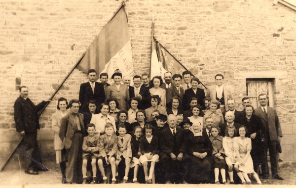 Classes 0, photo prise en 1950, Collection Pierre & Marie Sireuil